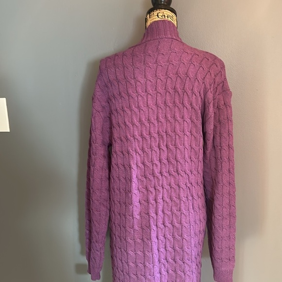 Purple full Length Cardigan NEW - Picture 3 of 9